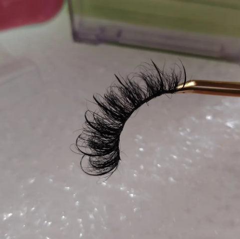 Full Volume fluffy mink eyelash lash  luxury eyelashes real Siberia mink fur full strip eyelashes wispy lash spiked lashes*10 pairs