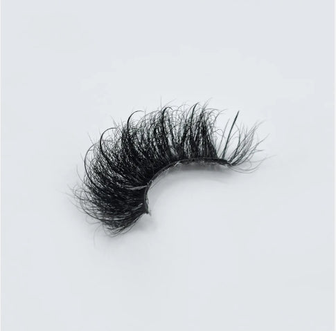 36A-FN Spike Real Mink Private Custom Packaging Labels Individual Eyelash Extensions Full Strip Eyelashes*10 pairs